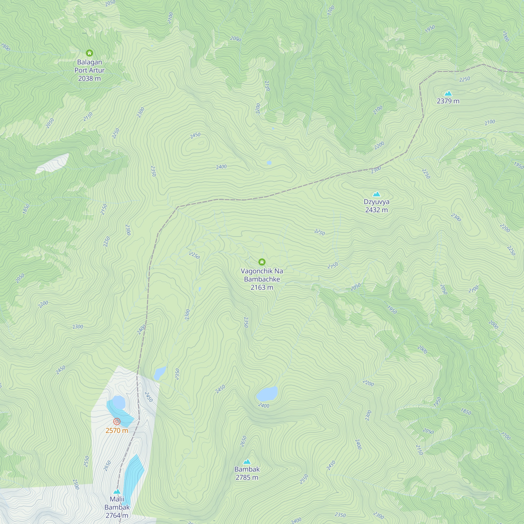 Vagonchik Na Bambachke map