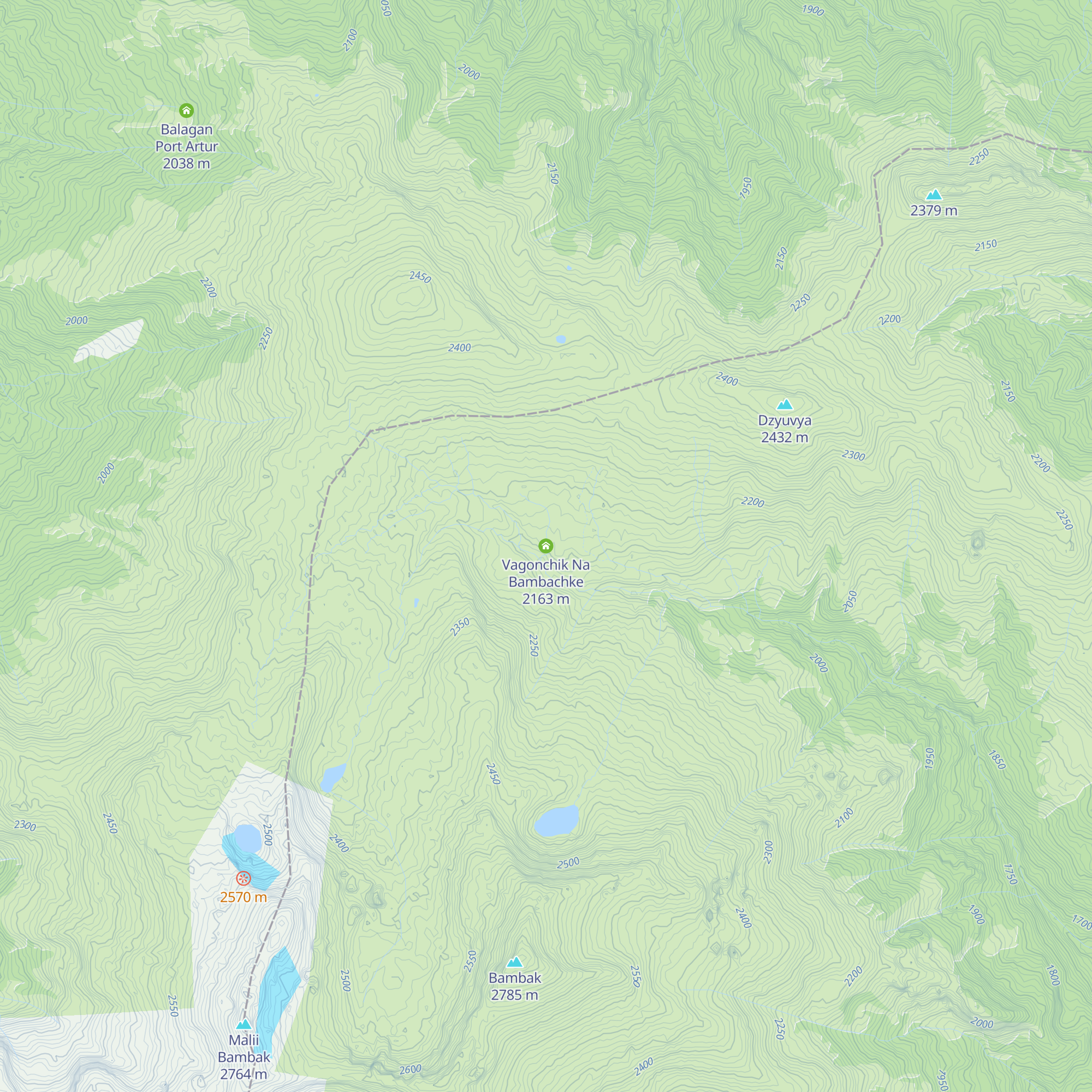 Vagonchik Na Bambachke map