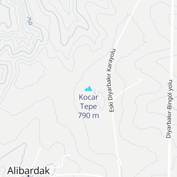 Map of Kocar Tepe