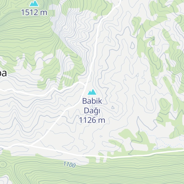 Map of Babik Dağı