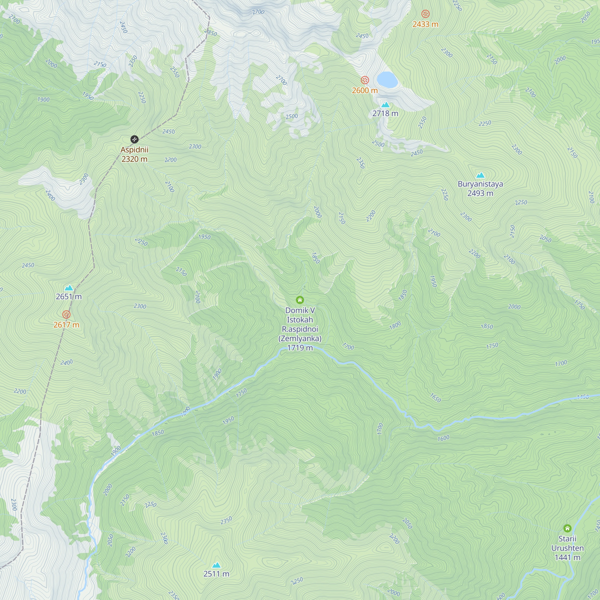 Domik V Istokah R.aspidnoi (Zemlyanka) map