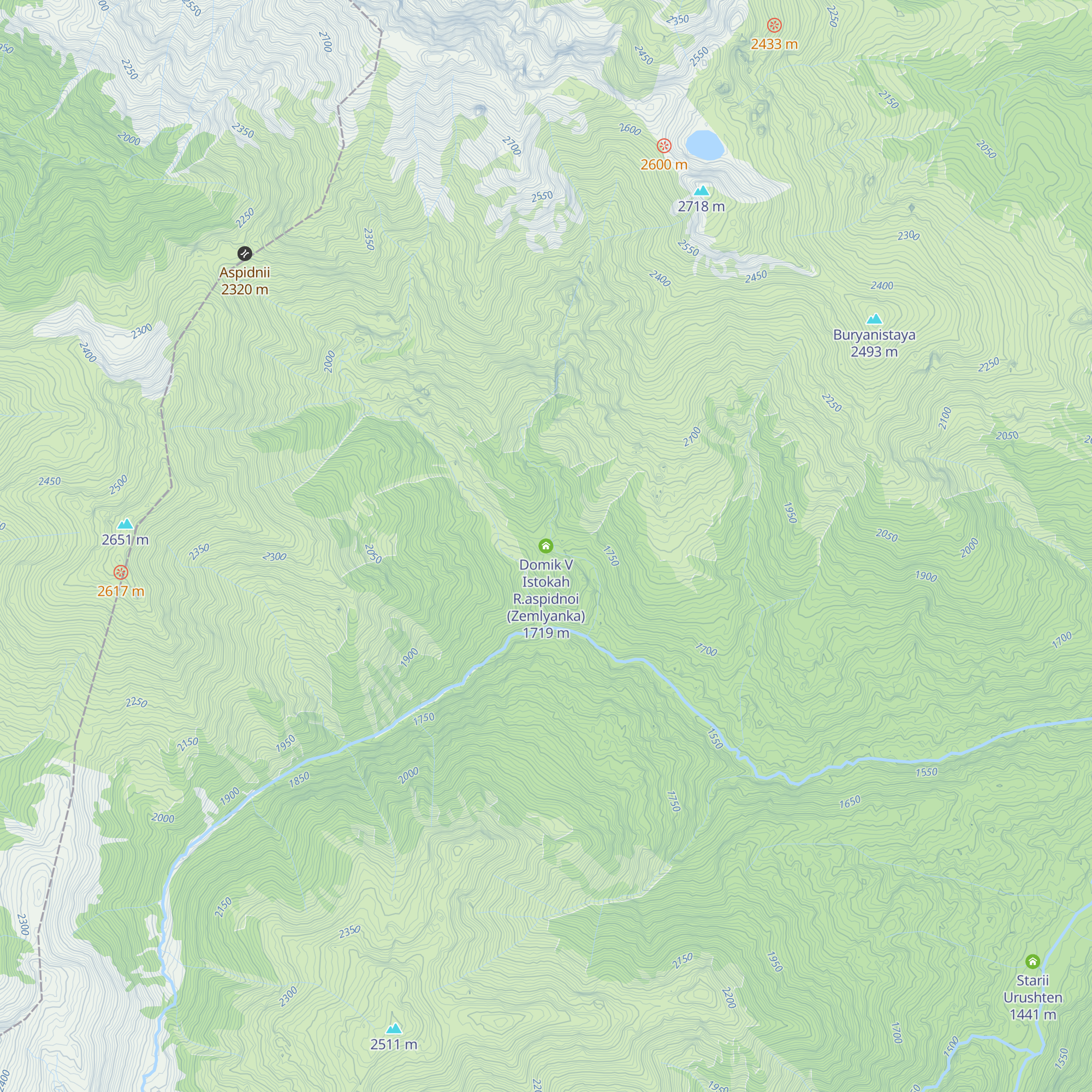 Domik V Istokah R.aspidnoi (Zemlyanka) map