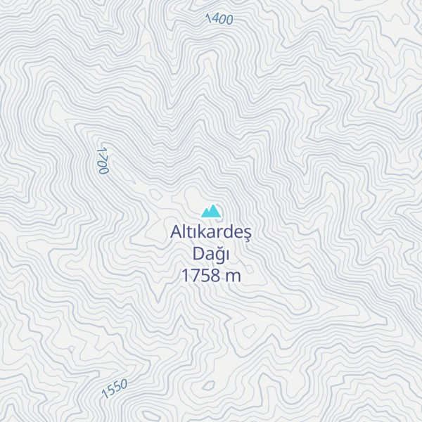 Map of Altıkardeş Dağı