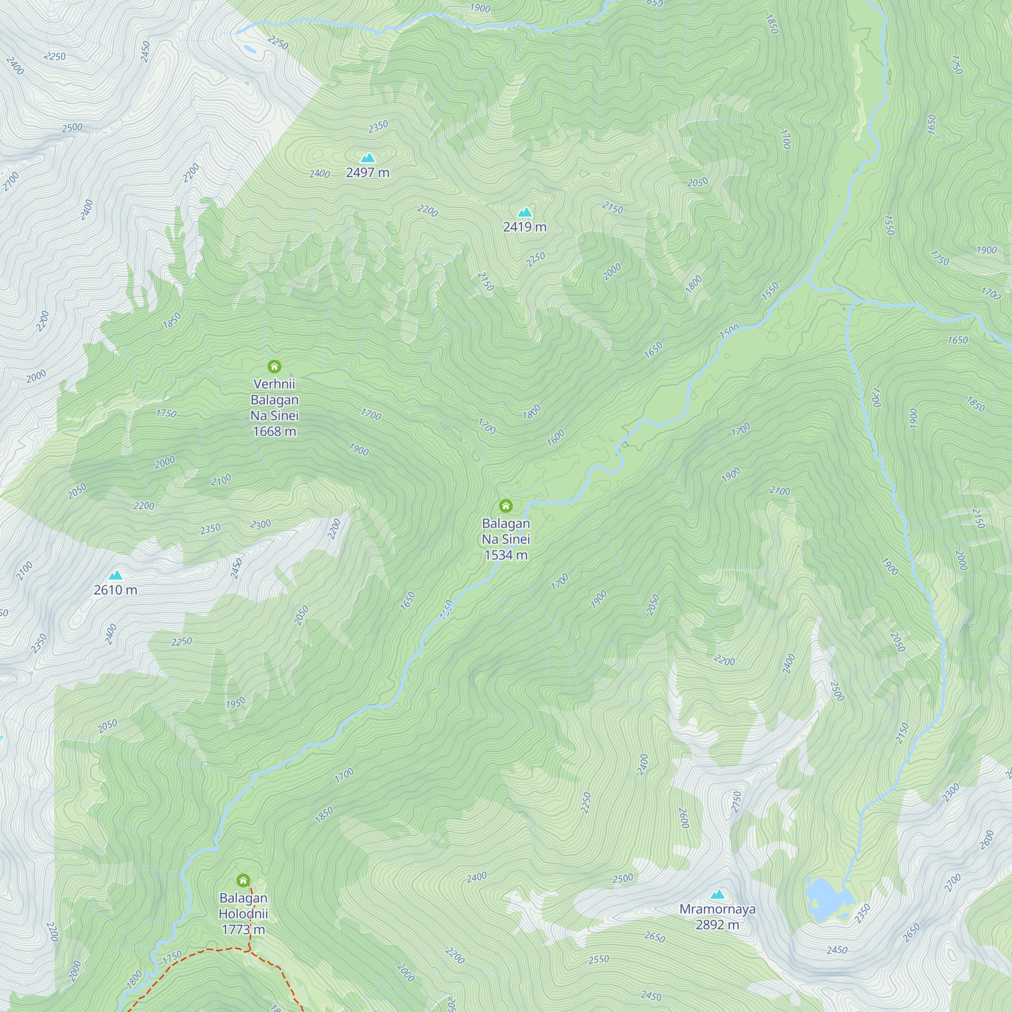 Balagan Na Sinei map