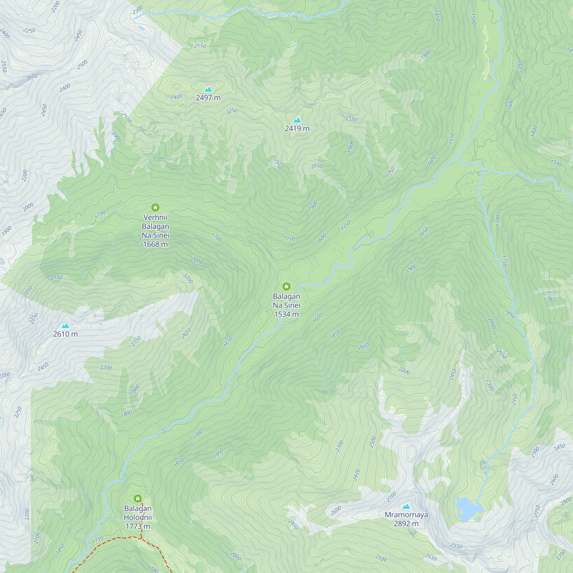 Balagan Na Sinei map