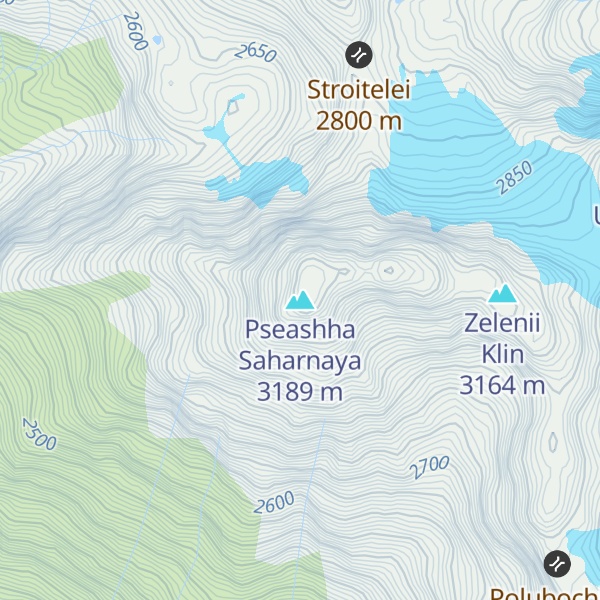 Map of Pseashha Saharnaya