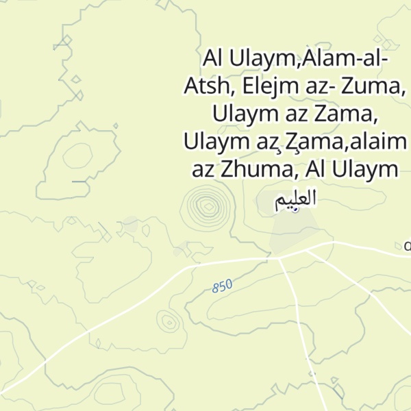Map of جبل العليم
