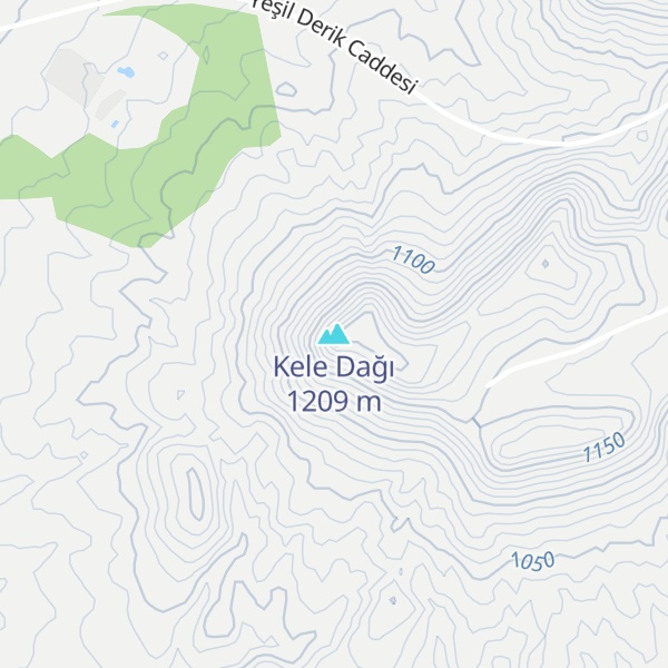 Map of Kele Dağı