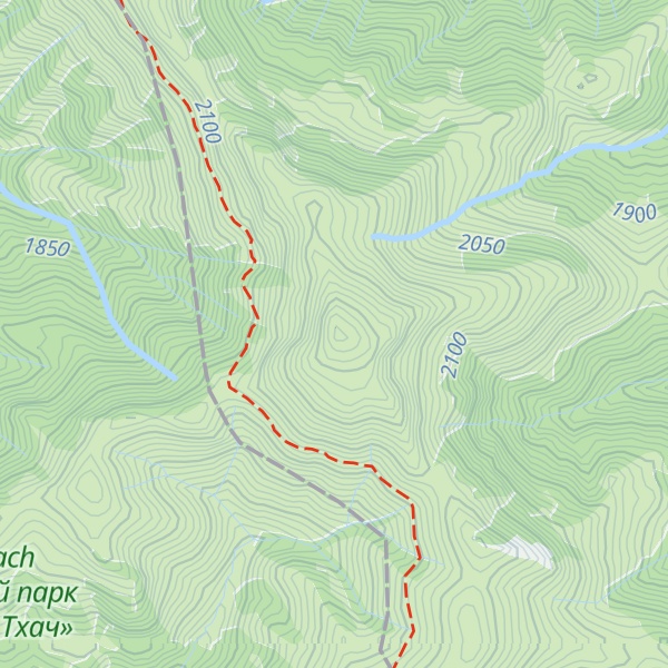 Map of Asbestnaya