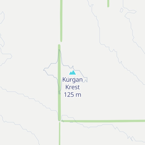 Map of Kurgan Krest