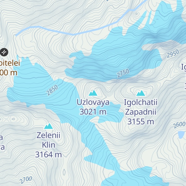 Map of Uzlovaya
