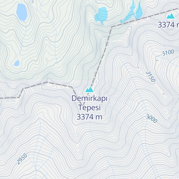 Map of Demirkapı Tepesi