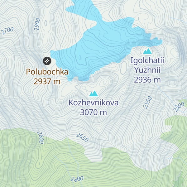 Map of Kozhevnikova