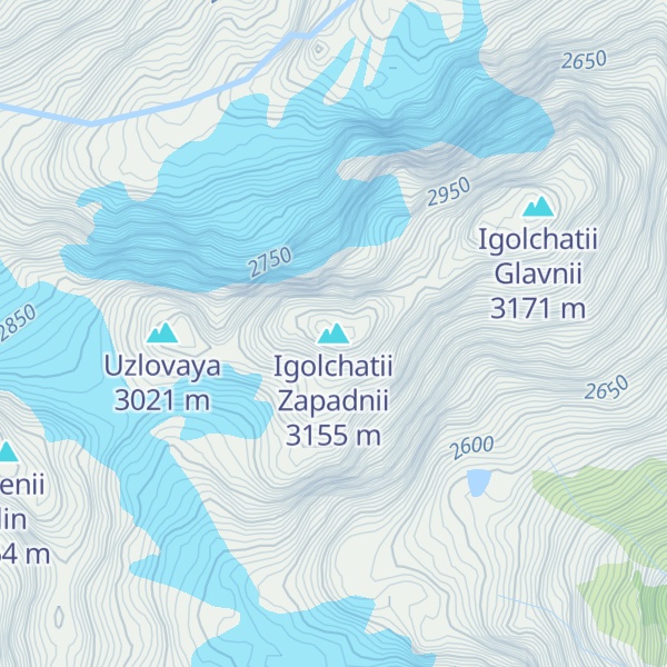 Map of Igolchatii Zapadnii