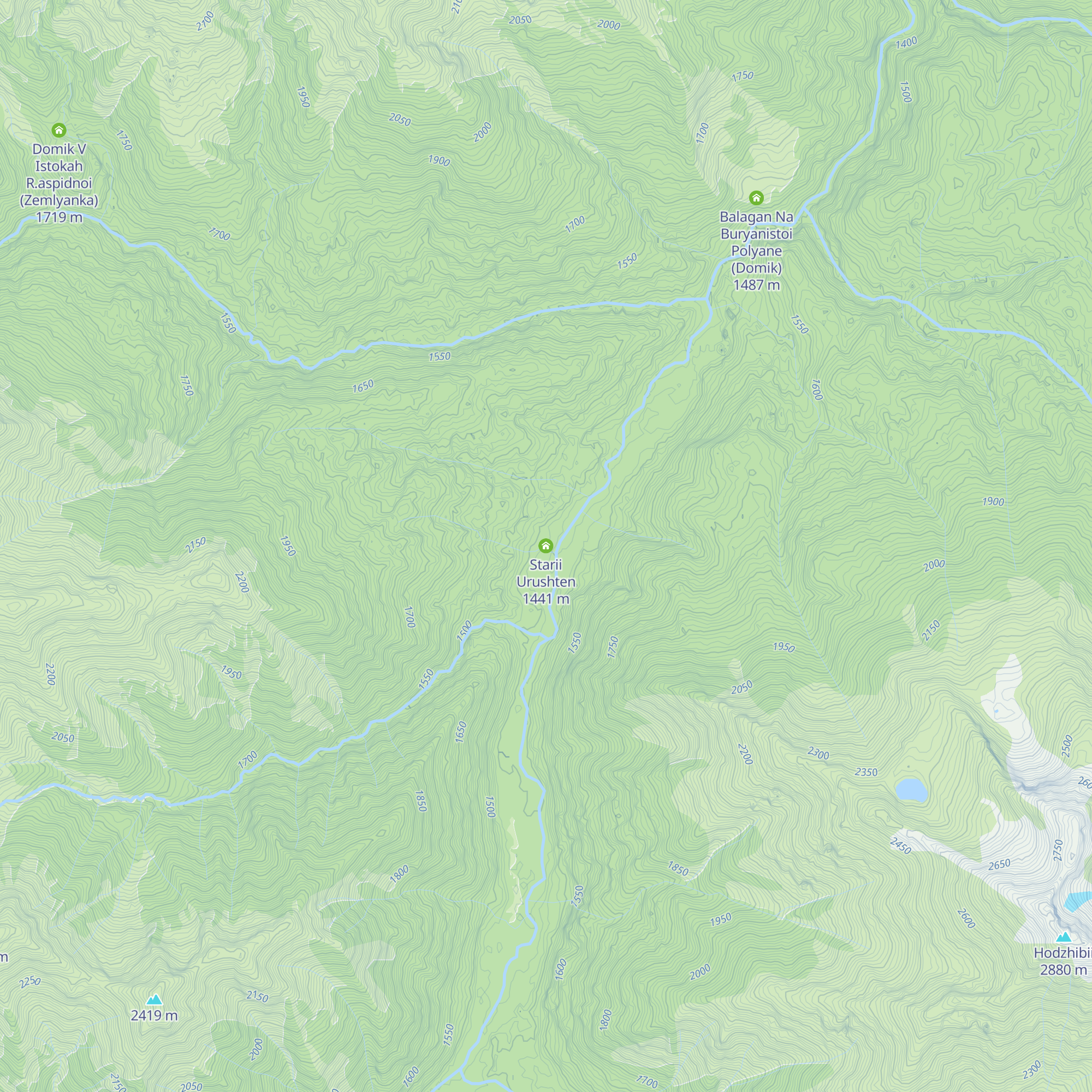 Starii Urushten map