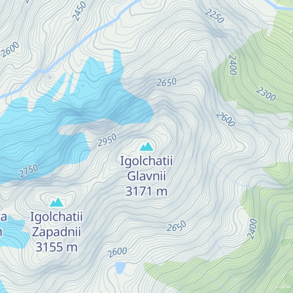 Map of Igolchatii Glavnii