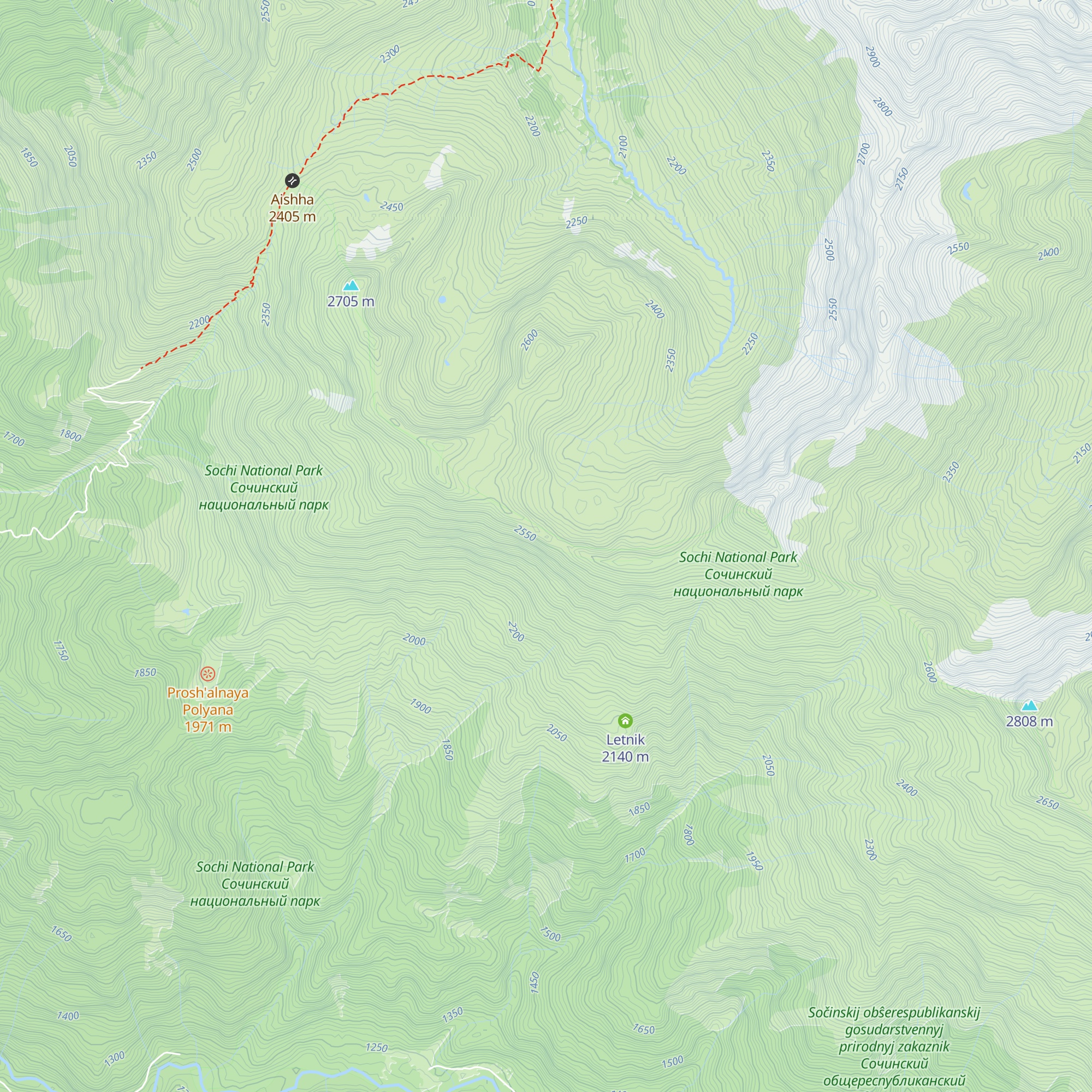 Gornii Modul - Emergency Hut map