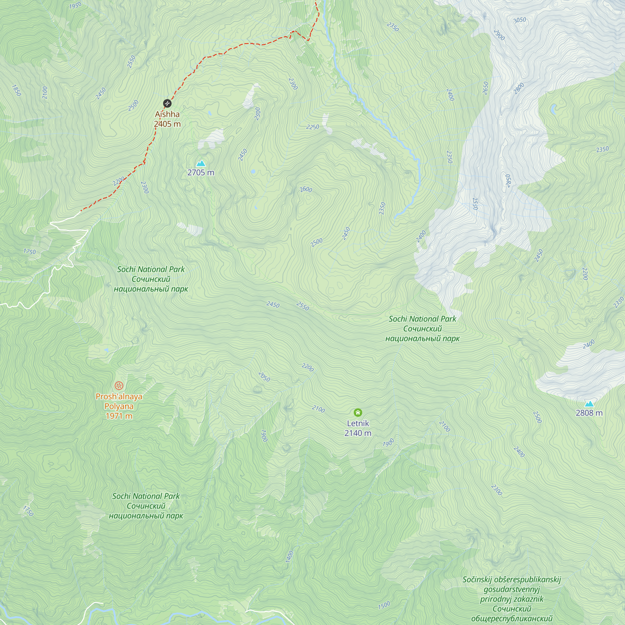 Gornii Modul - Emergency Hut map