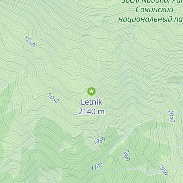 Map of Letnik