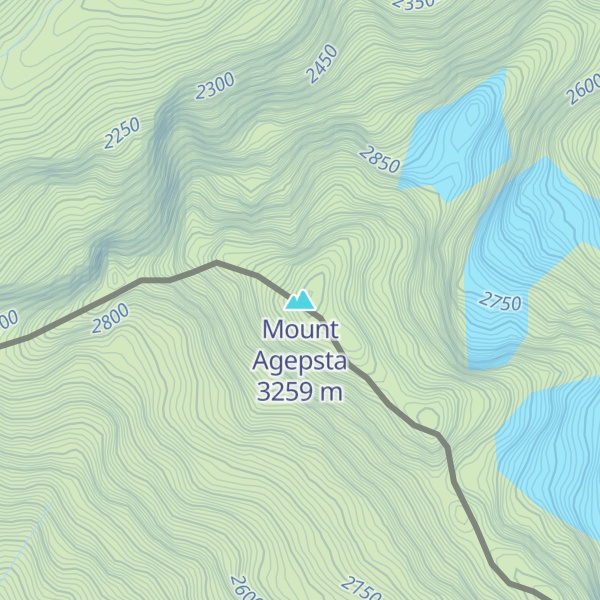Map of Mount Agepsta