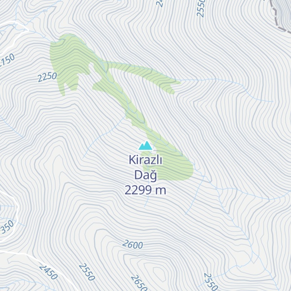 Map of Kirazlı Dağ