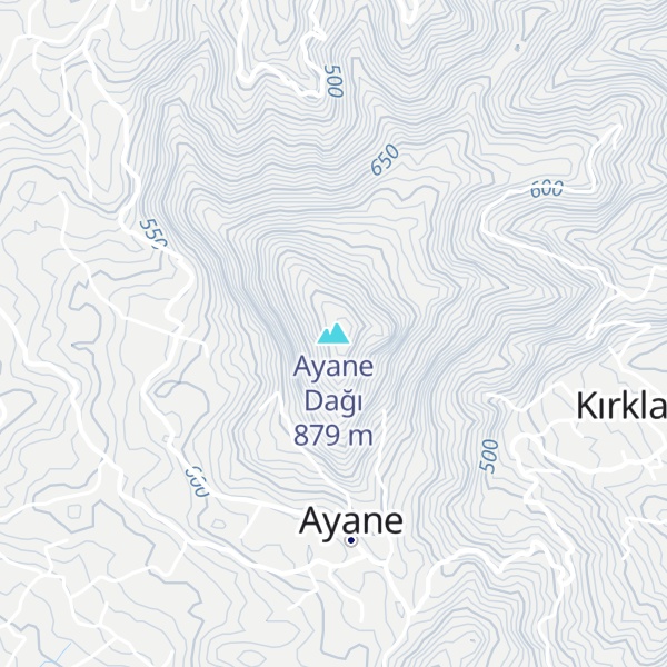 Map of Ayane Dağı