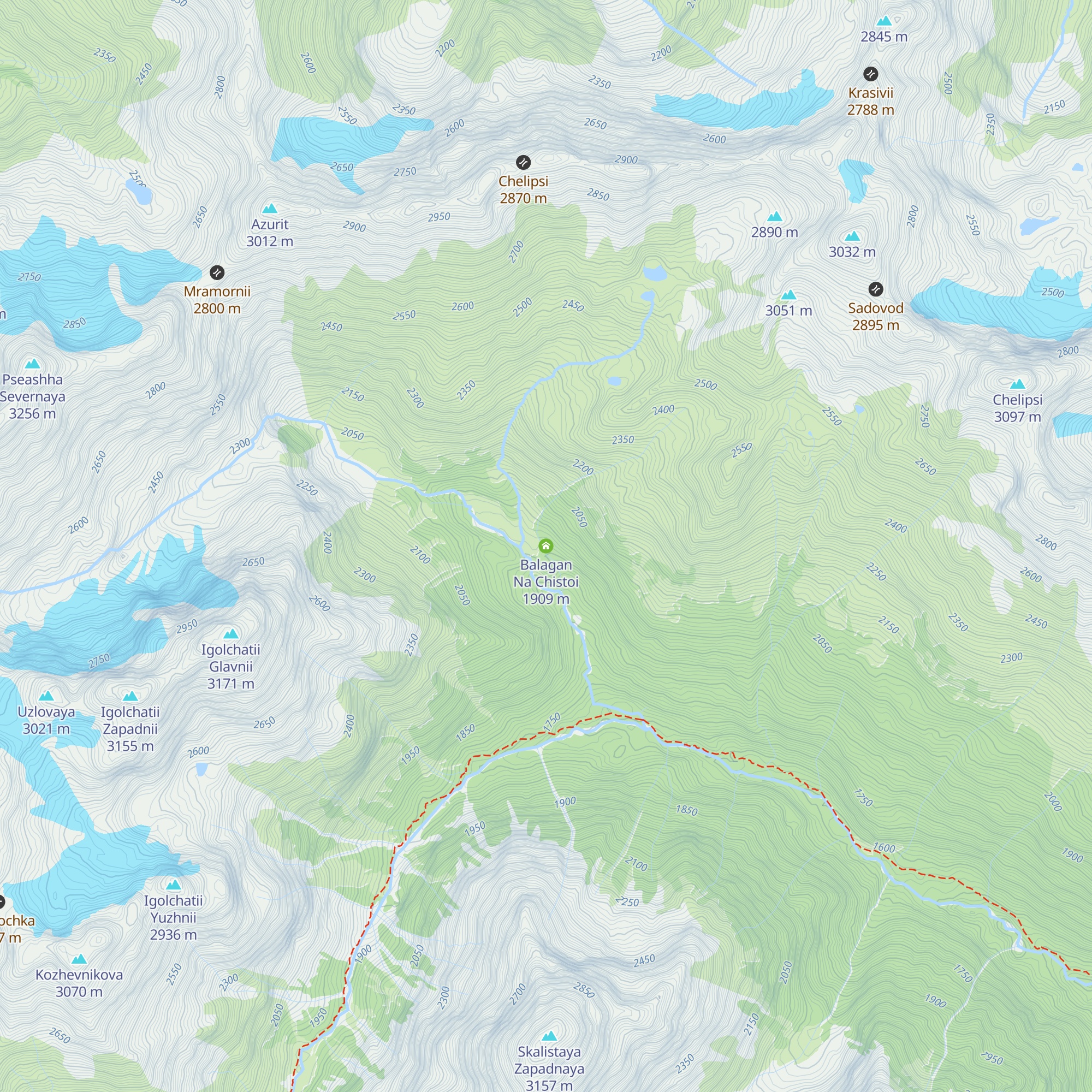 Balagan Na Chistoi map