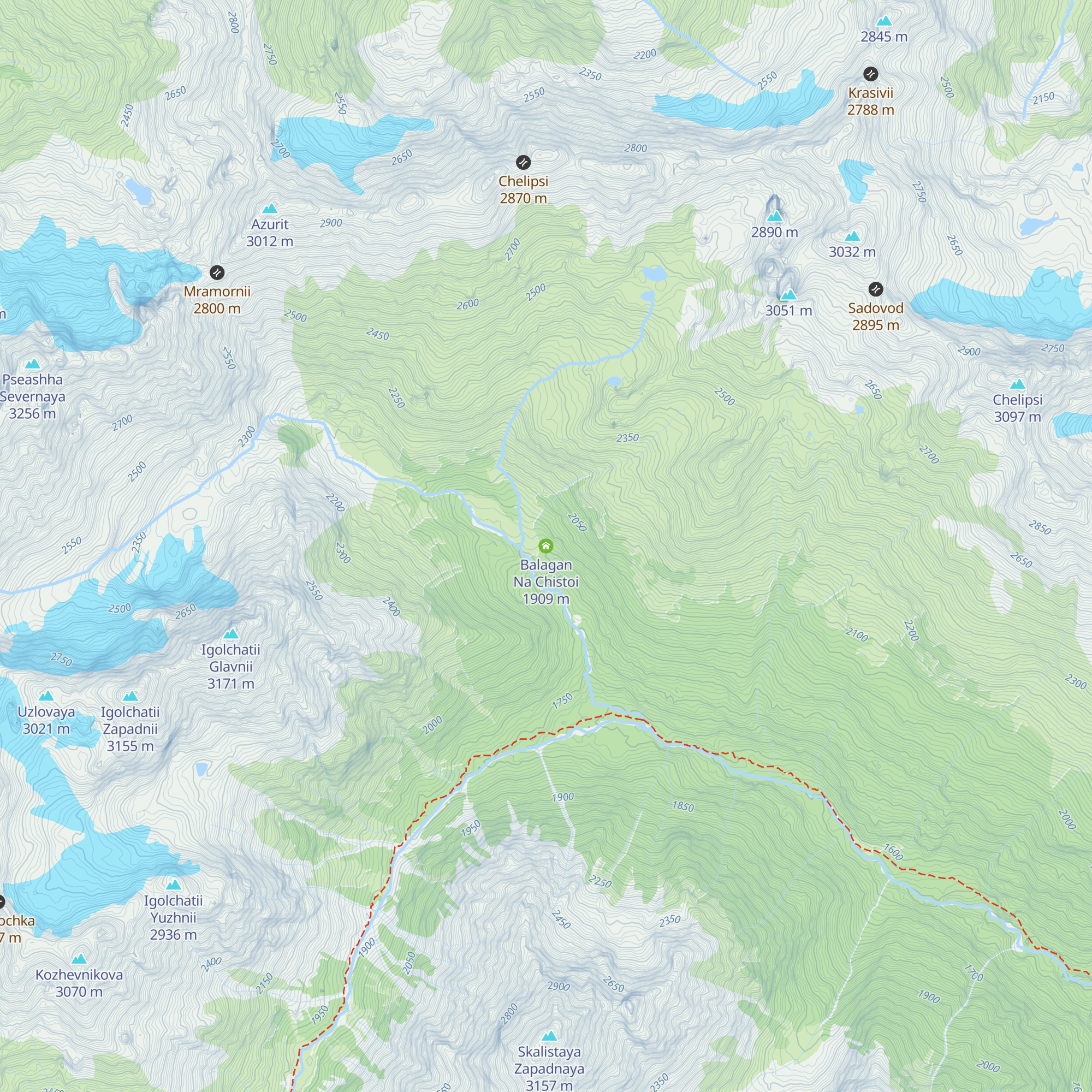 Balagan Na Chistoi map