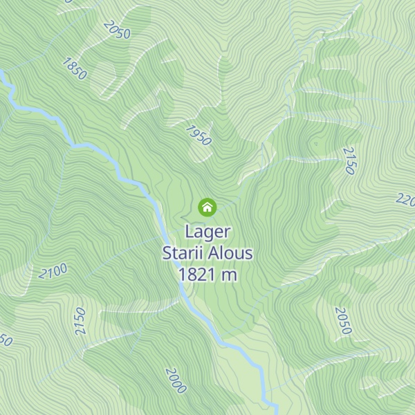 Map of Lager Starii Alous