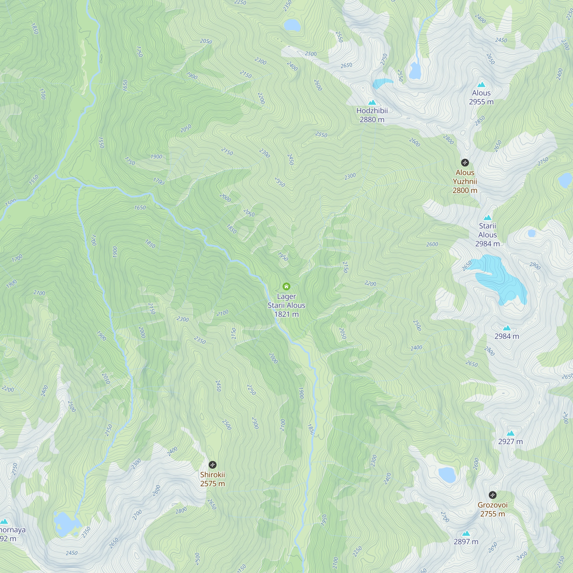 Lager Starii Alous map