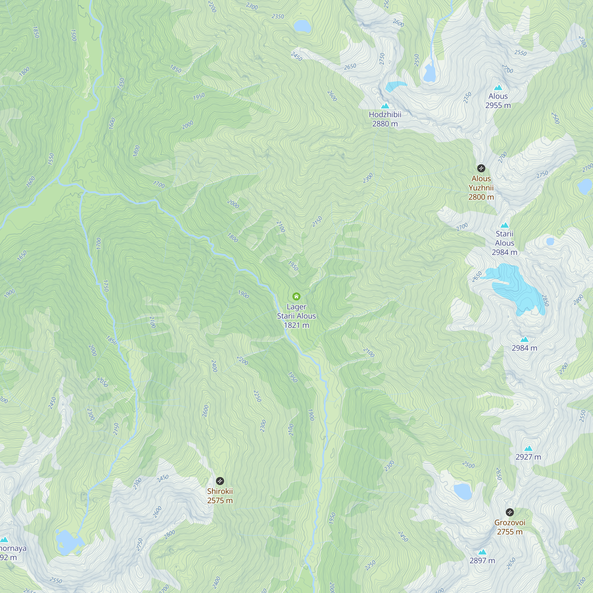 Lager Starii Alous map