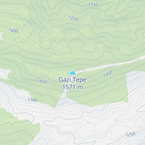 Map of Gazi Tepe