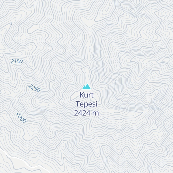Map of Kurt Tepesi