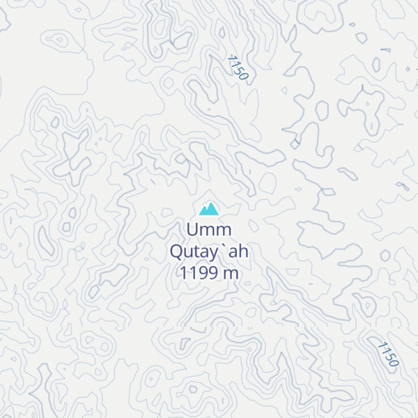 Map of Umm Qutay`ah