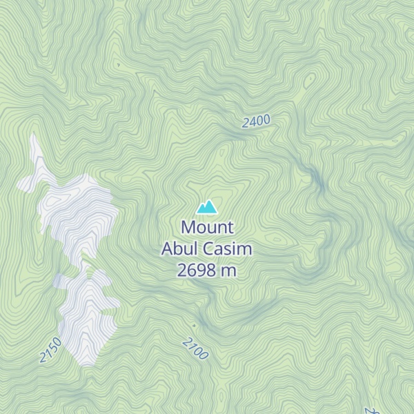 Map of Mount Abul Casim