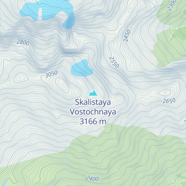 Map of Skalistaya Vostochnaya
