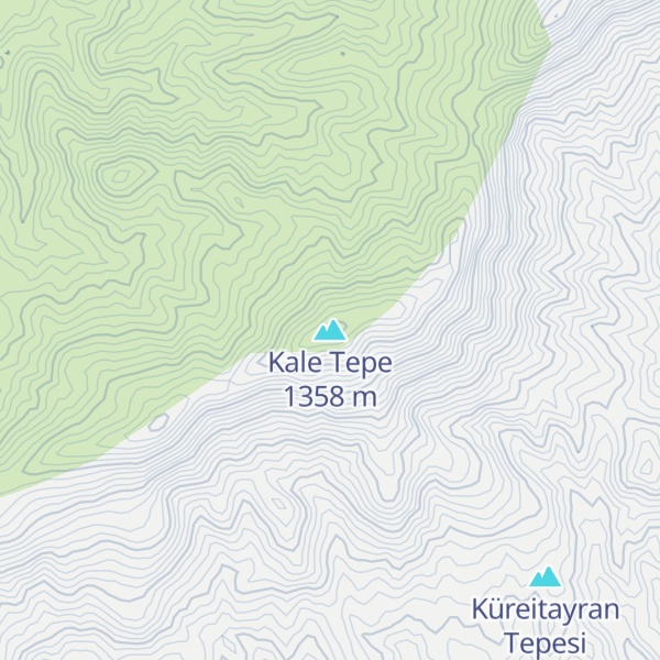 Map of Kale Tepe