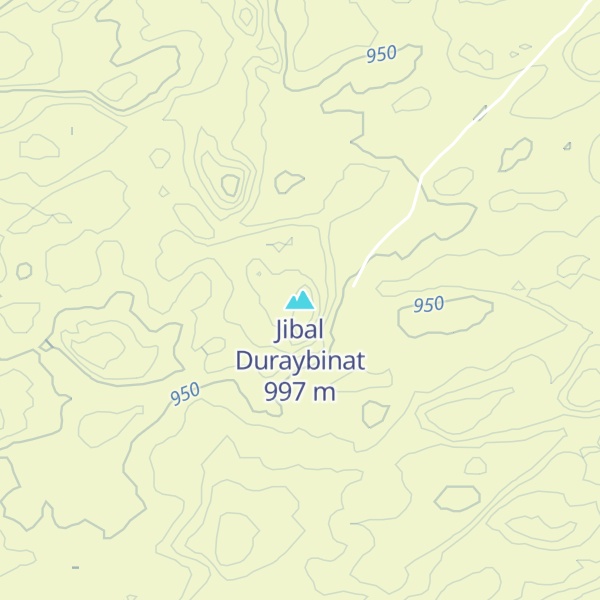 Map of Jibal Duraybinat