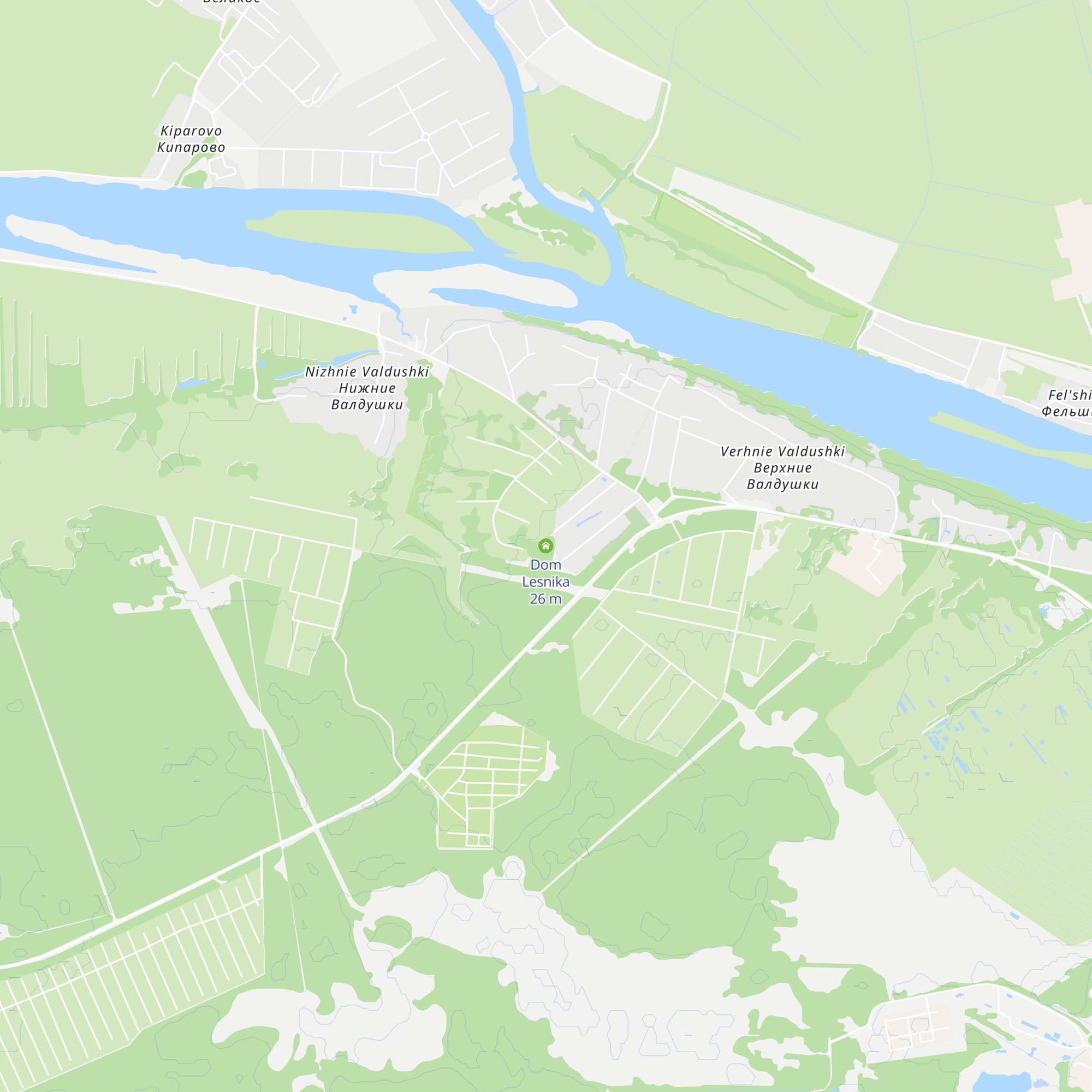 Dom Lesnika map