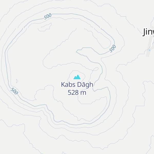 Map of Kabs Dāgh
