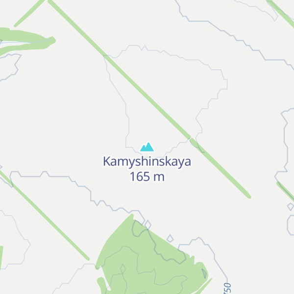 Map of Kamyshinskaya