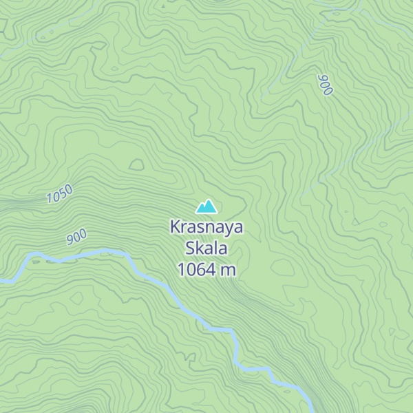 Map of Krasnaya Skala