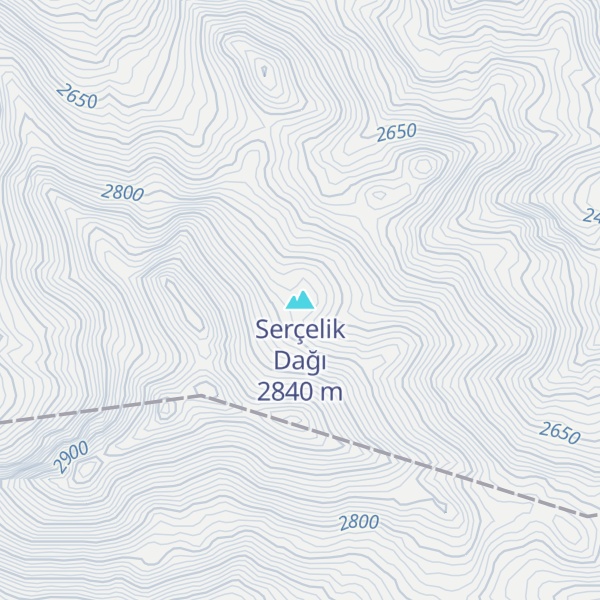 Map of Serçelik Dağı