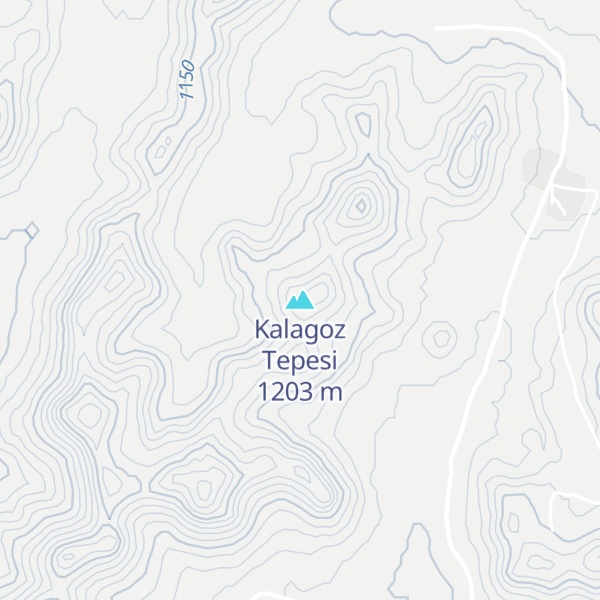 Map of Kalagoz Tepesi
