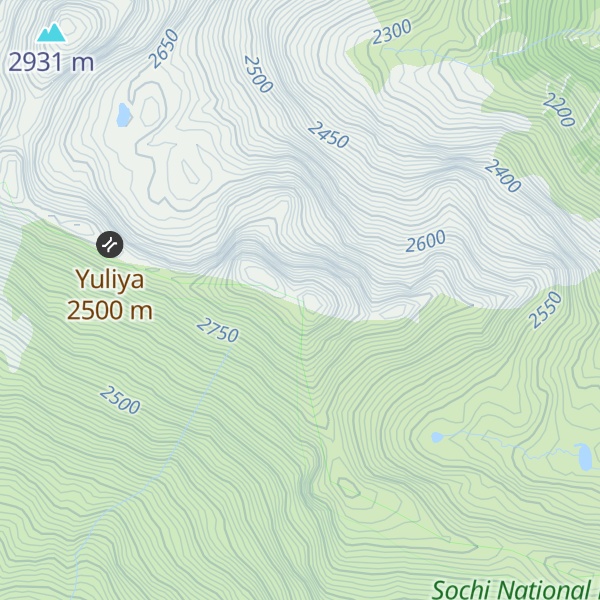 Map of Mount Loyub Tsukhe