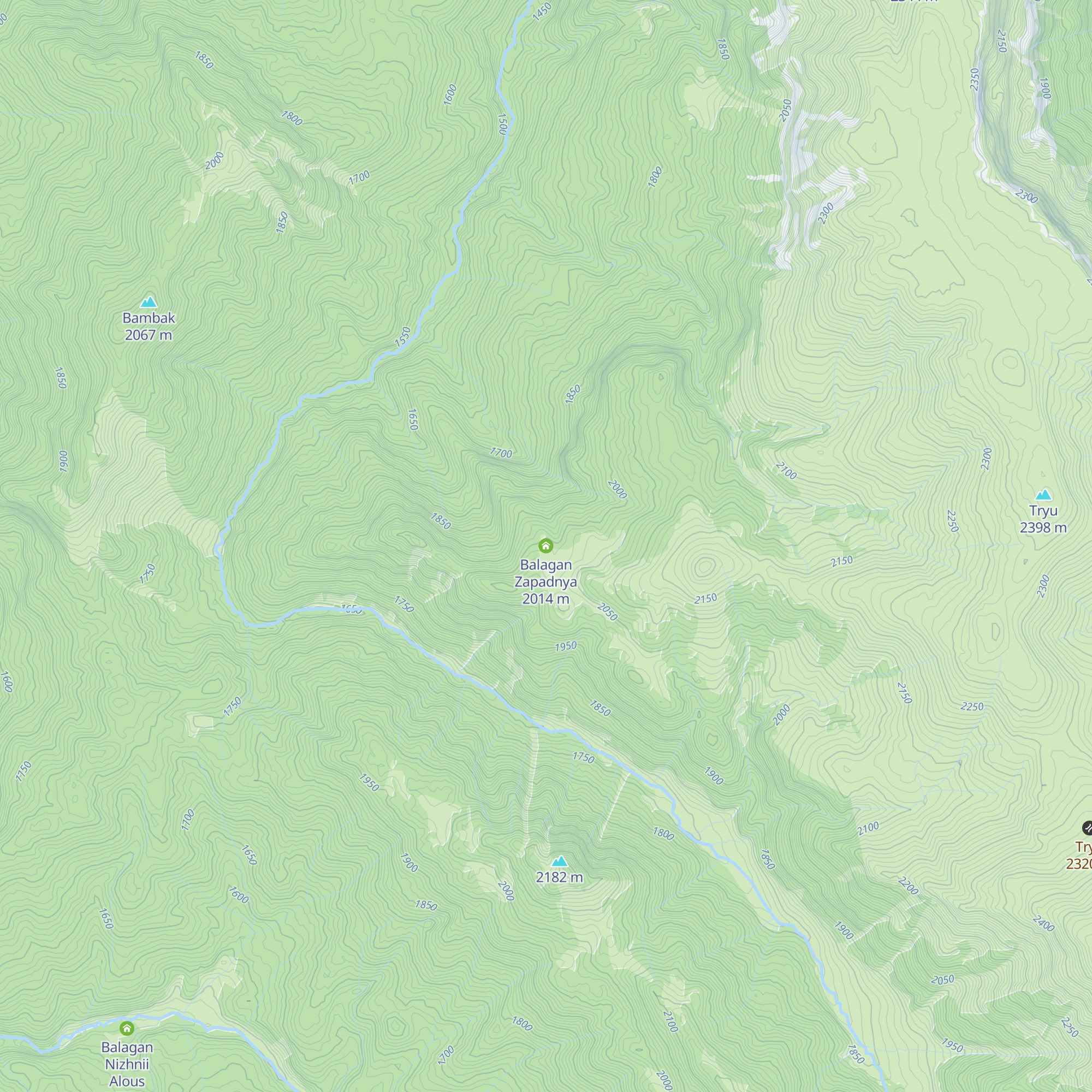 Balagan Zapadnya map