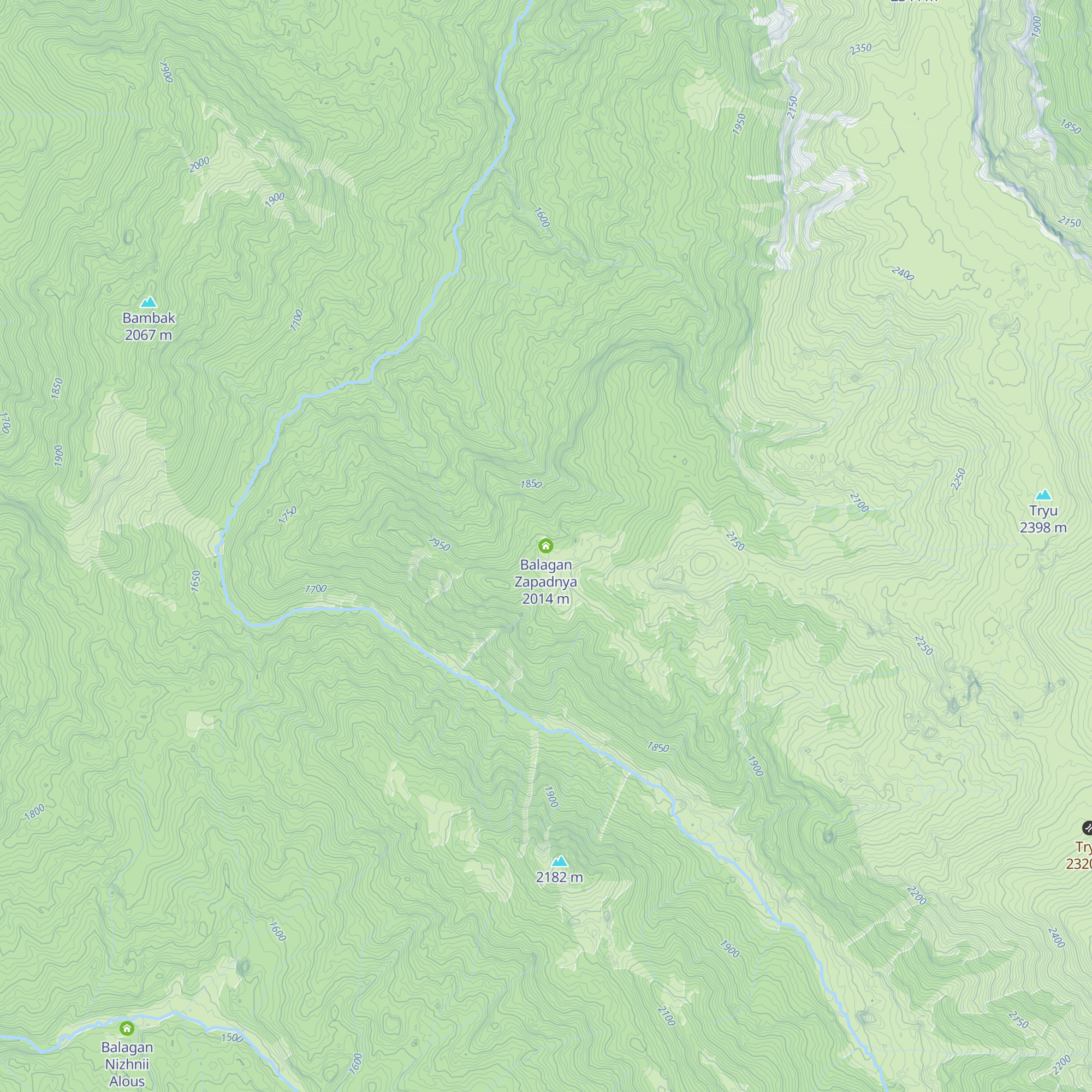 Balagan Zapadnya map