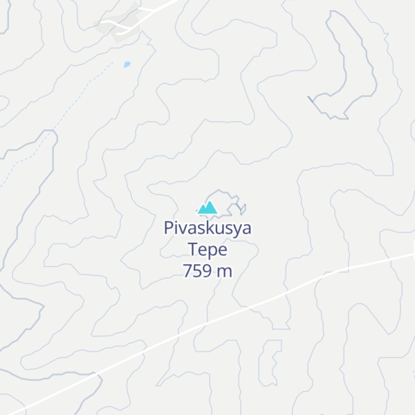 Map of Pivaskusya Tepe