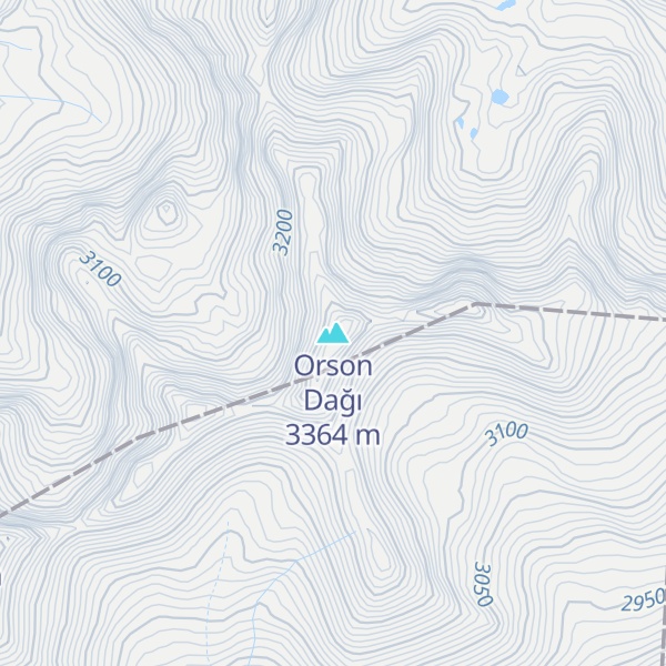 Map of Orson Dağı