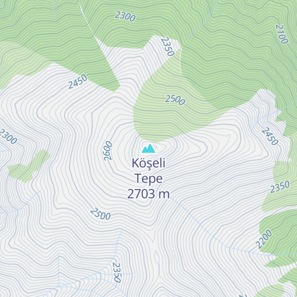Map of Köşeli Tepe